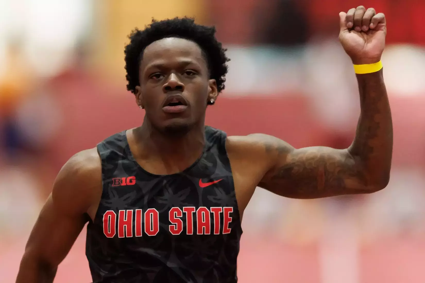 Ohio State track and field vs. Texas Tech Friday, Jan. 23, 2026, in Lubbock, Texas. (Photo/Jay LaPrete)