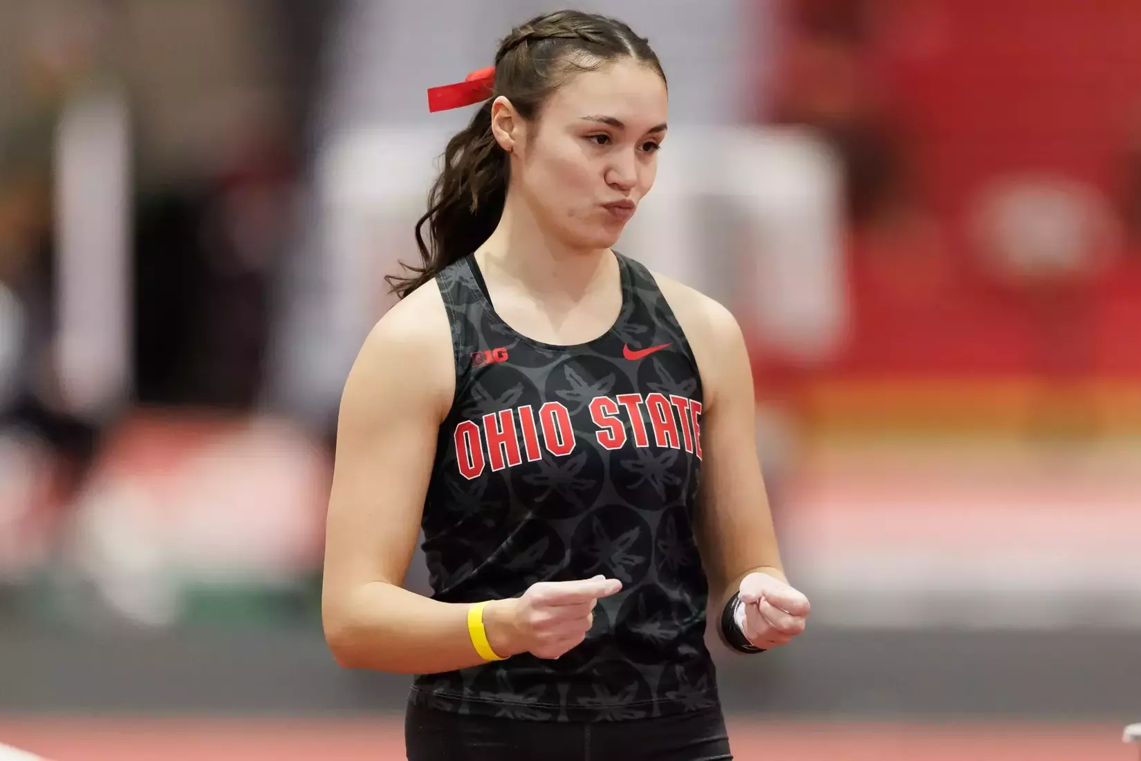 Ohio State track and field vs. Texas Tech Friday, Jan. 23, 2026, in Lubbock, Texas. (Photo/Jay LaPrete)