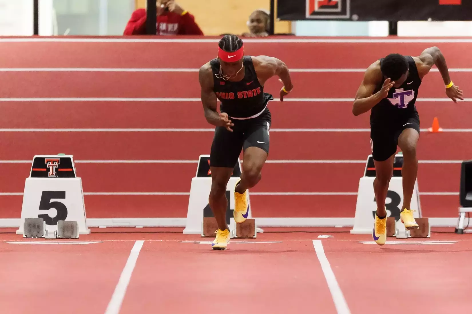 Ohio State track and field vs. Texas Tech Friday, Jan. 23, 2026, in Lubbock, Texas. (Photo/Jay LaPrete)