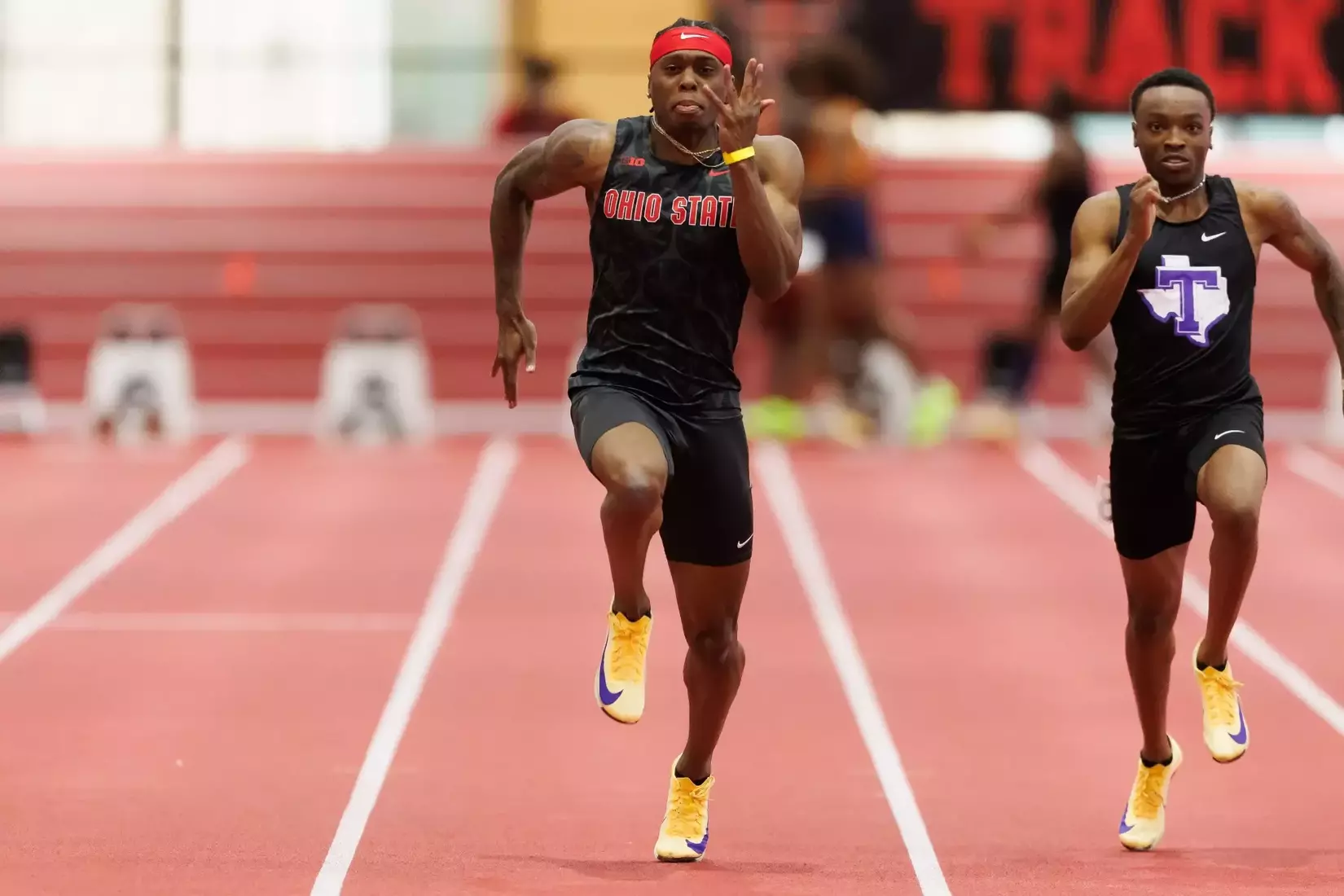 Ohio State track and field vs. Texas Tech Friday, Jan. 23, 2026, in Lubbock, Texas. (Photo/Jay LaPrete)