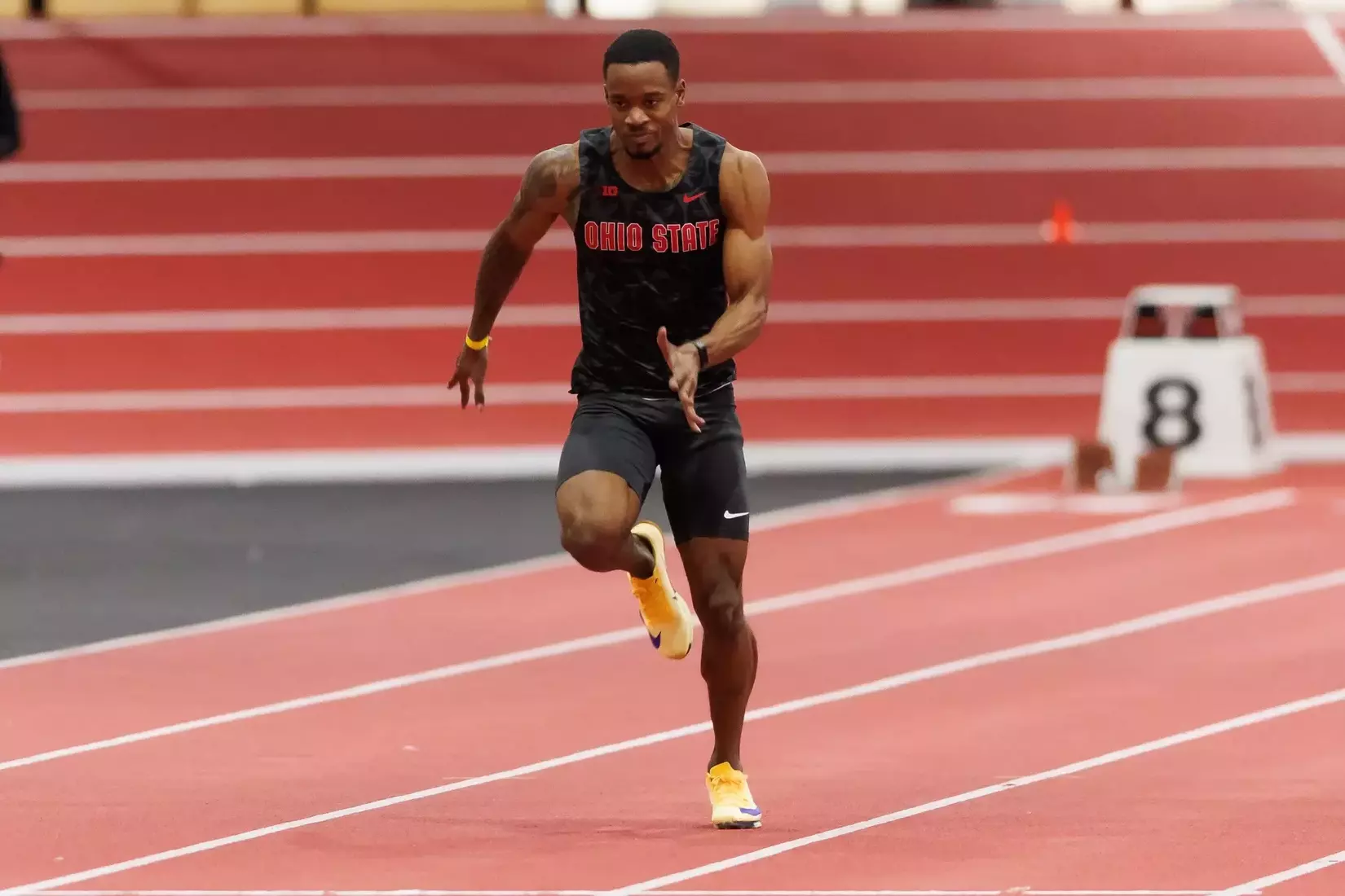 Ohio State track and field vs. Texas Tech Friday, Jan. 23, 2026, in Lubbock, Texas. (Photo/Jay LaPrete)