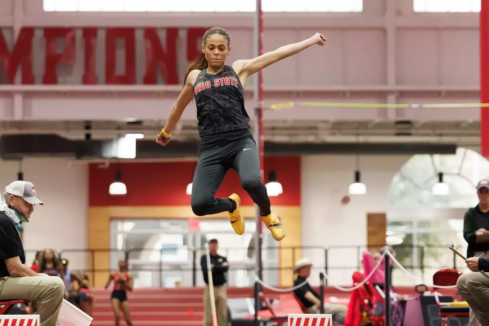 Ohio State track and field vs. Texas Tech Friday, Jan. 23, 2026, in Lubbock, Texas. (Photo/Jay LaPrete)