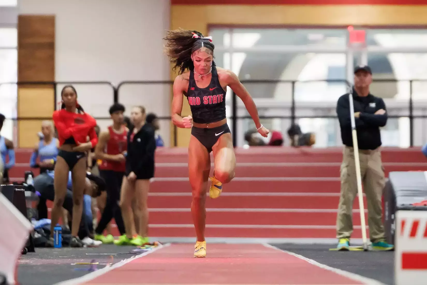 Ohio State track and field vs. Texas Tech Friday, Jan. 23, 2026, in Lubbock, Texas. (Photo/Jay LaPrete)