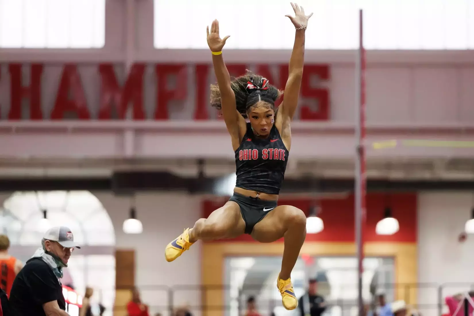 Ohio State track and field vs. Texas Tech Friday, Jan. 23, 2026, in Lubbock, Texas. (Photo/Jay LaPrete)