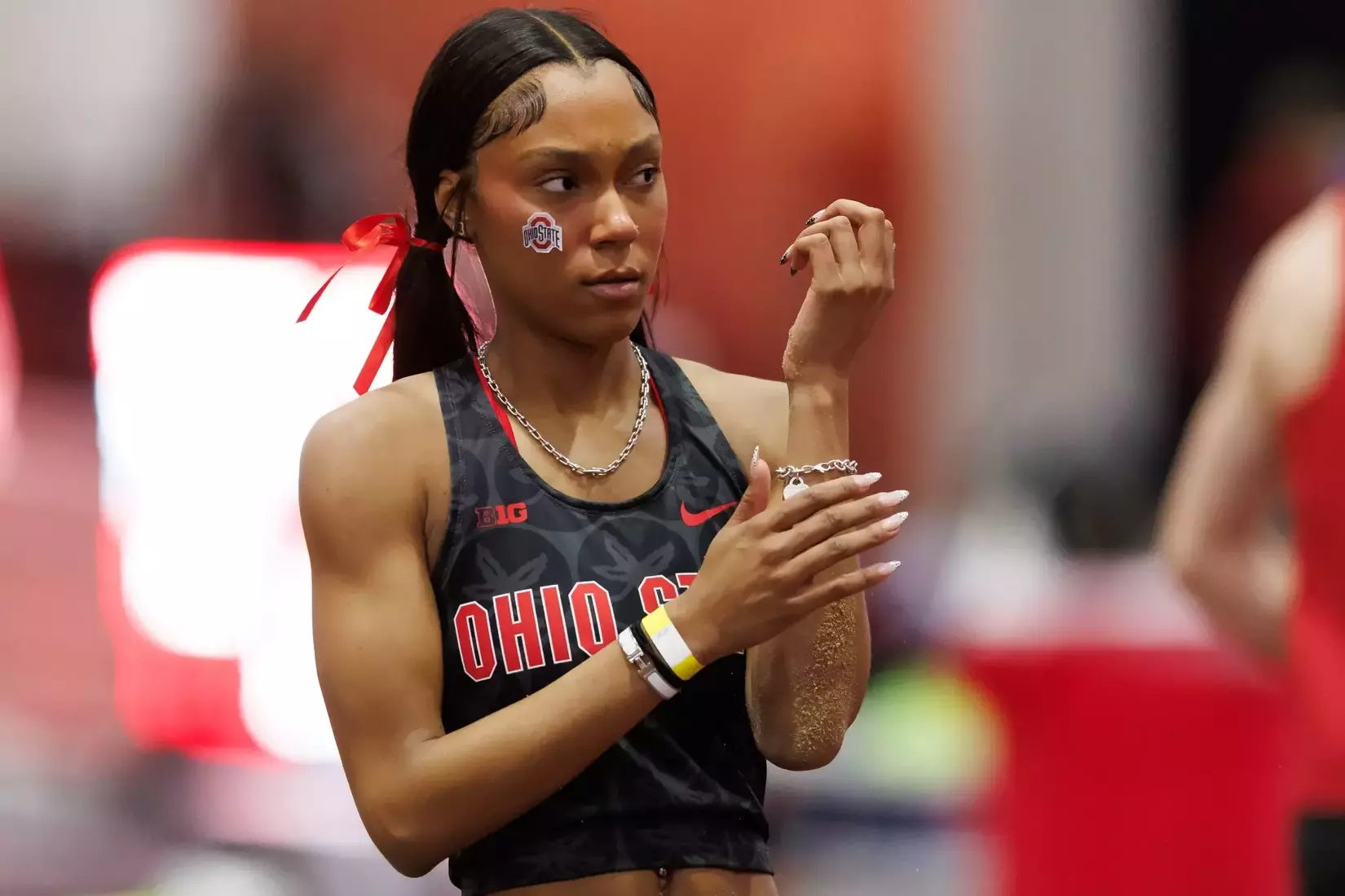 Ohio State track and field vs. Texas Tech Friday, Jan. 23, 2026, in Lubbock, Texas. (Photo/Jay LaPrete)