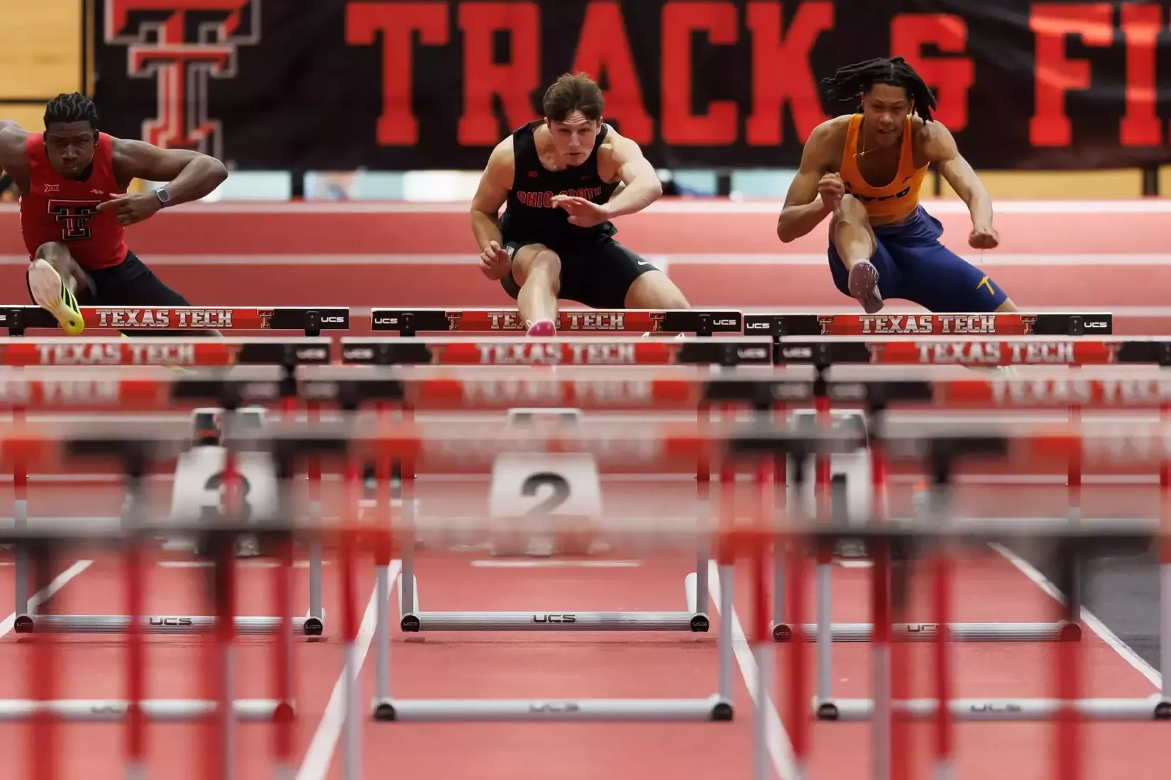 Ohio State track and field vs. Texas Tech Friday, Jan. 23, 2026, in Lubbock, Texas. (Photo/Jay LaPrete)