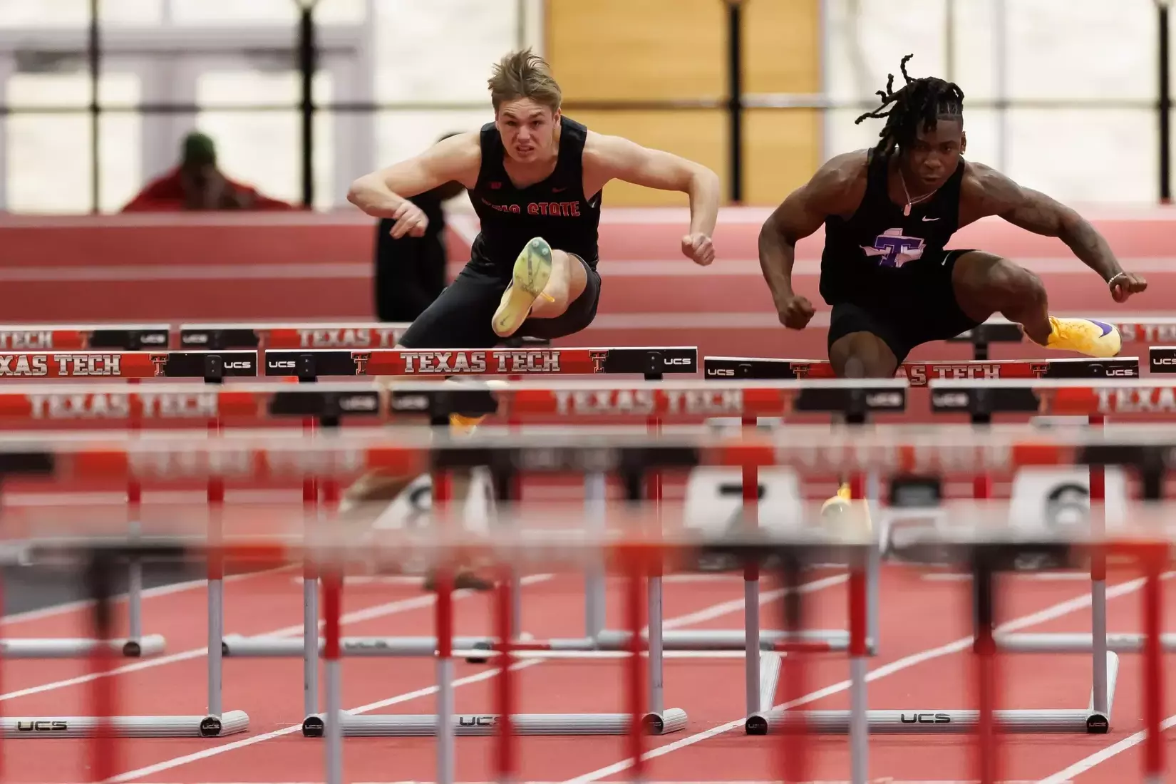 Ohio State track and field vs. Texas Tech Friday, Jan. 23, 2026, in Lubbock, Texas. (Photo/Jay LaPrete)