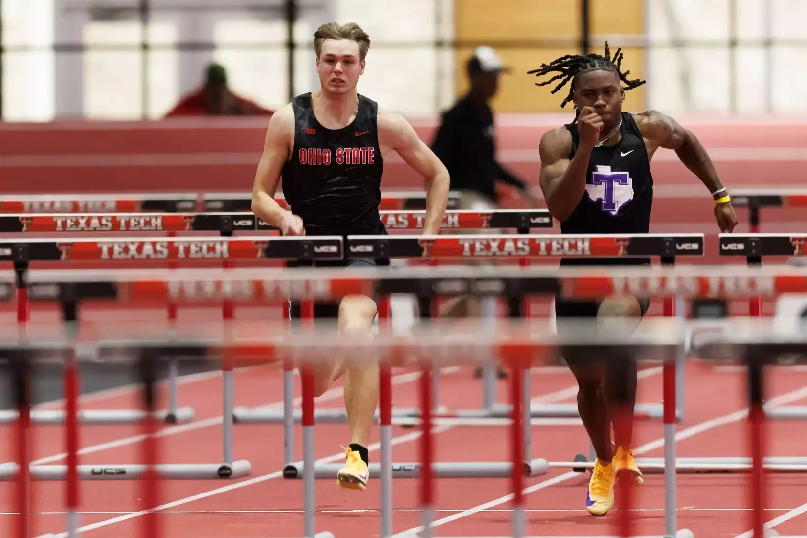 Ohio State track and field vs. Texas Tech Friday, Jan. 23, 2026, in Lubbock, Texas. (Photo/Jay LaPrete)