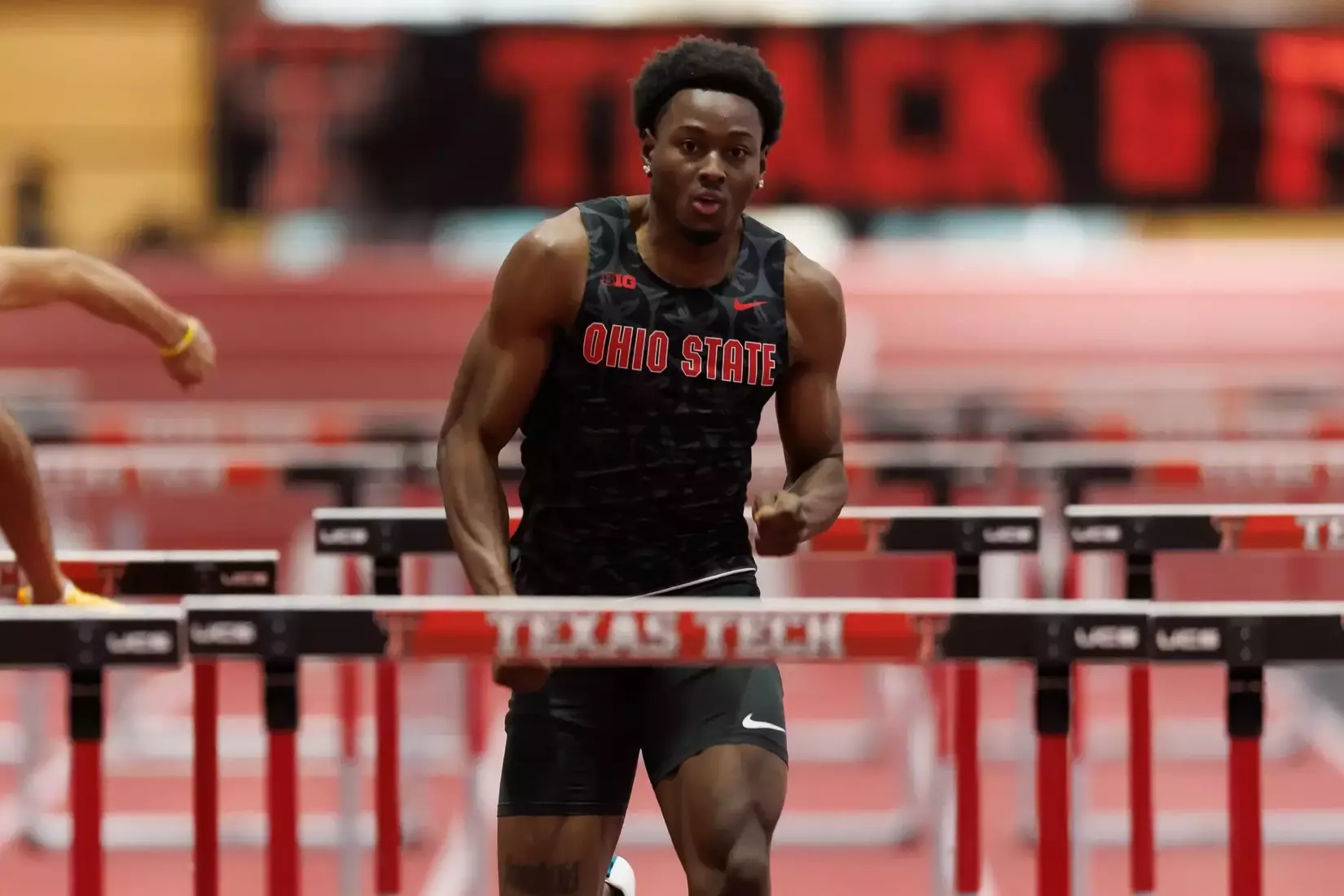 Ohio State track and field vs. Texas Tech Friday, Jan. 23, 2026, in Lubbock, Texas. (Photo/Jay LaPrete)