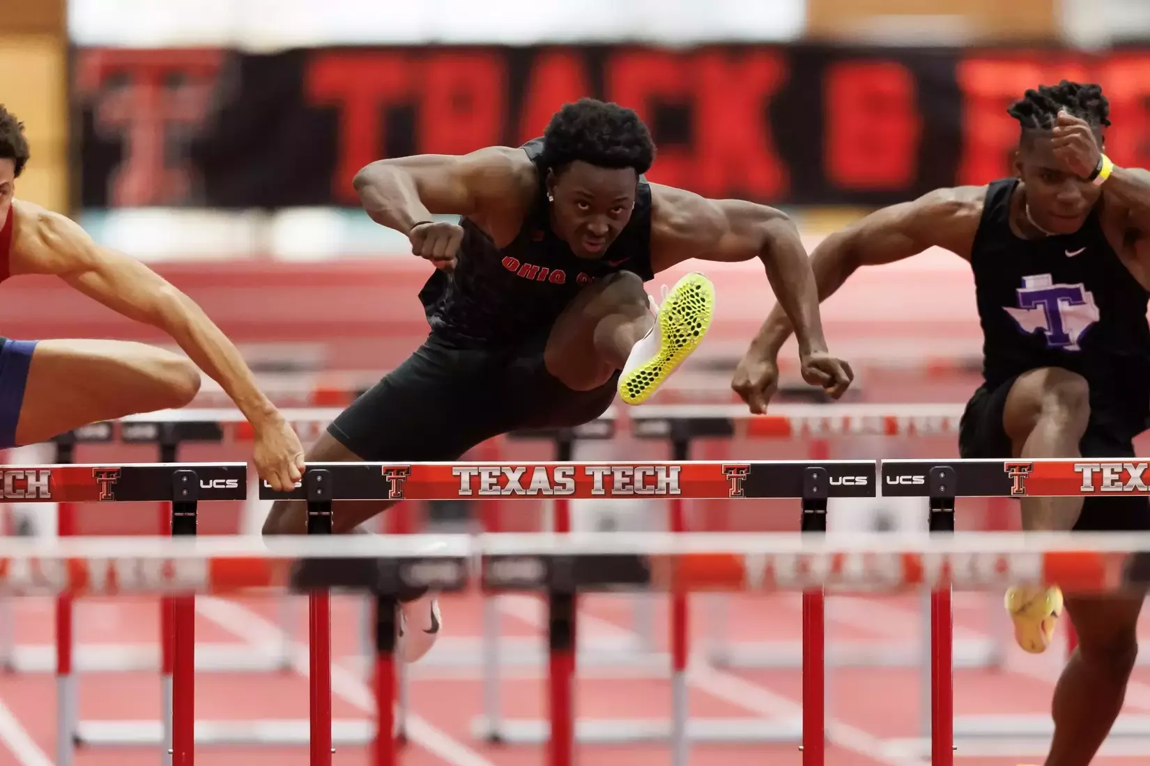 Ohio State track and field vs. Texas Tech Friday, Jan. 23, 2026, in Lubbock, Texas. (Photo/Jay LaPrete)