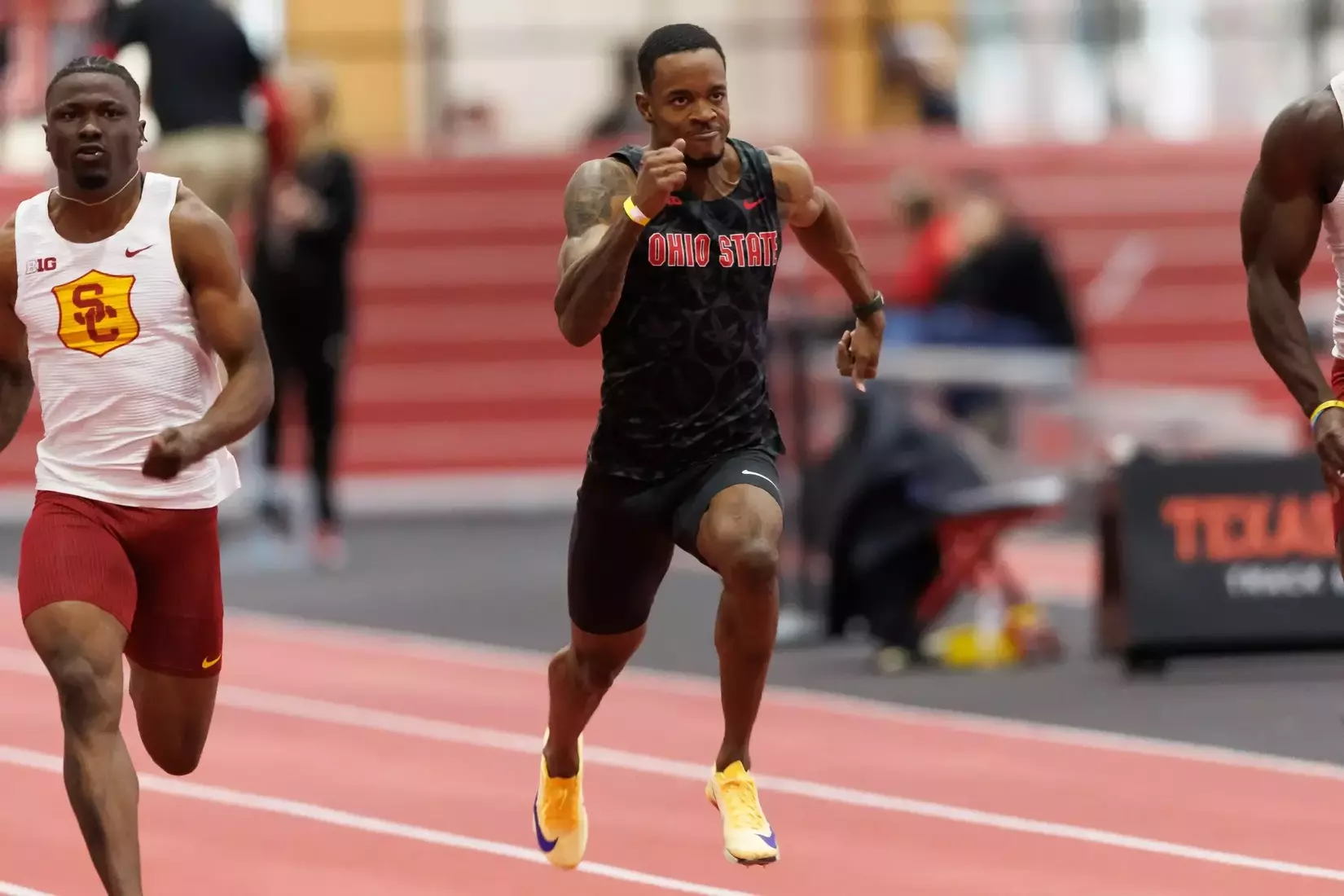 Ohio State track and field vs. Texas Tech Friday, Jan. 23, 2026, in Lubbock, Texas. (Photo/Jay LaPrete)