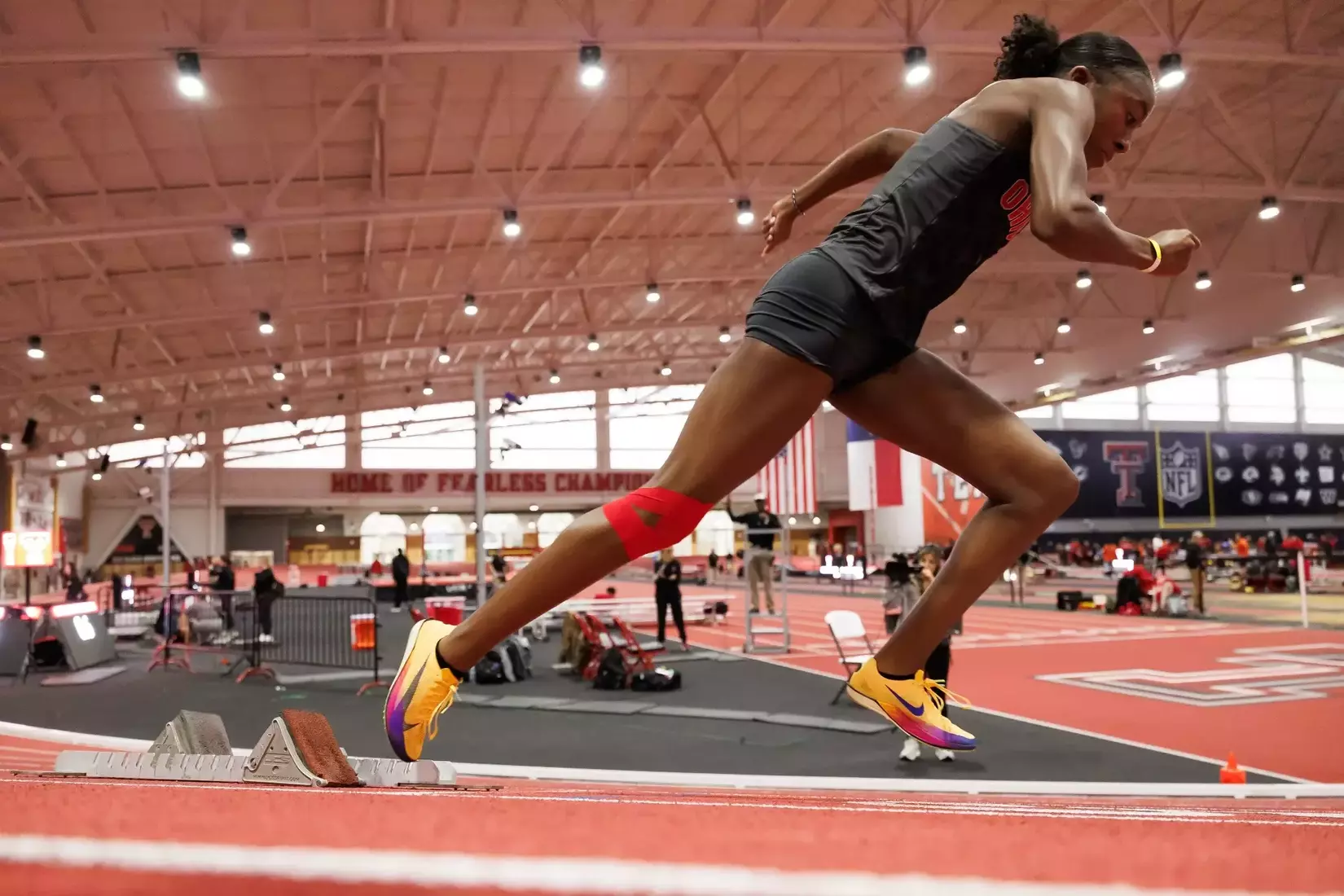 Ohio State track and field vs. Texas Tech Friday, Jan. 23, 2026, in Lubbock, Texas. (Photo/Jay LaPrete)