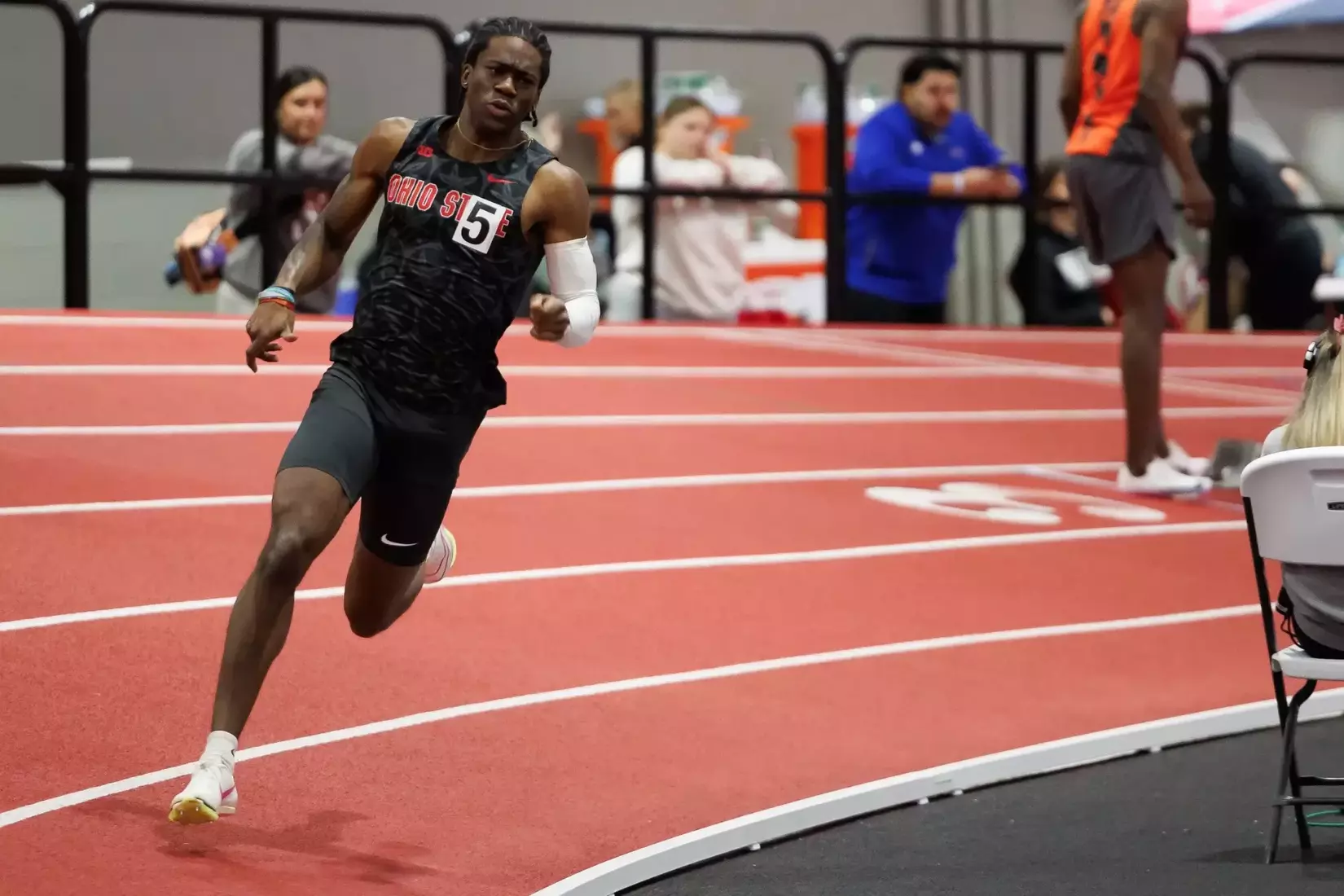 Ohio State track and field vs. Texas Tech Friday, Jan. 23, 2026, in Lubbock, Texas. (Photo/Jay LaPrete)