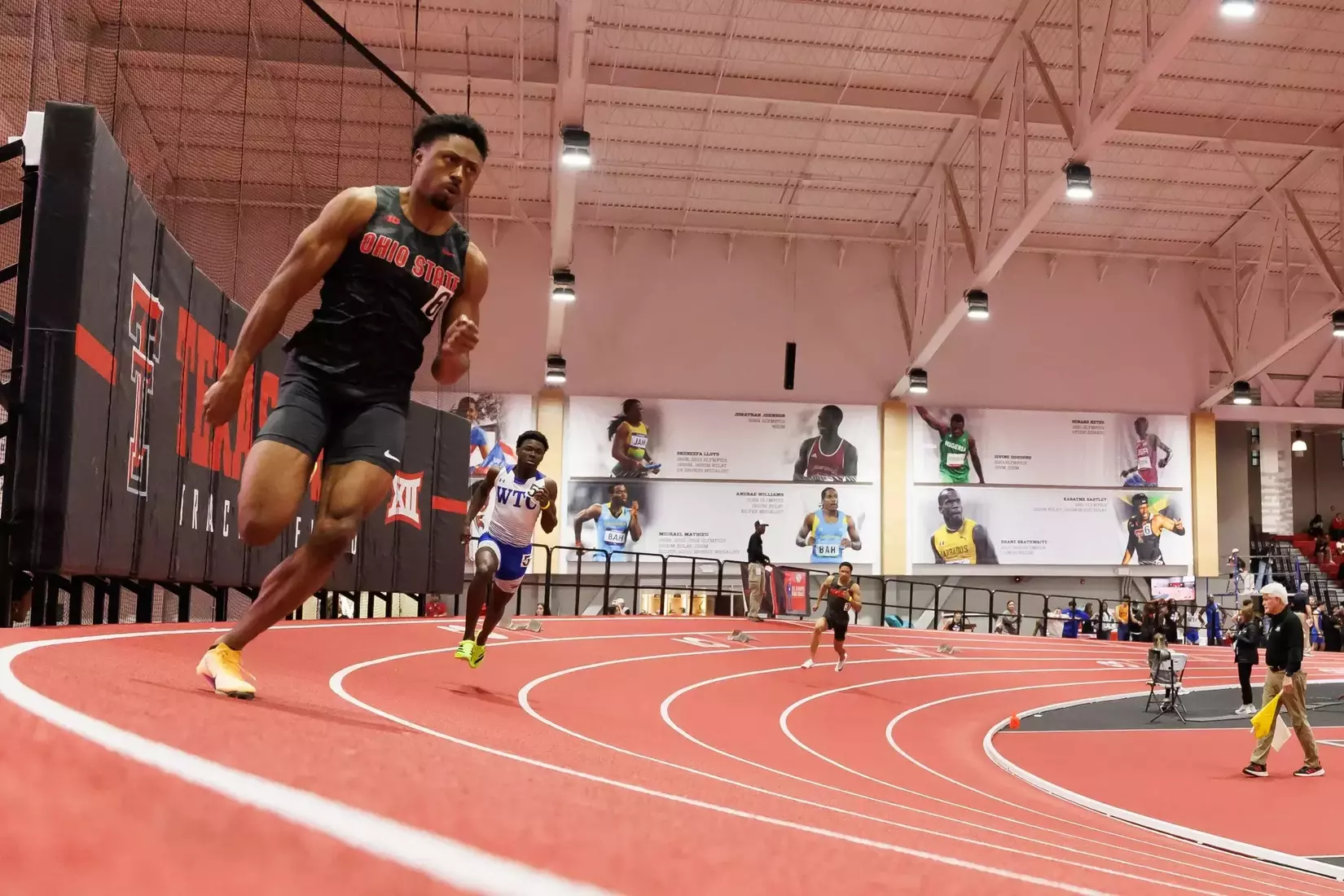 Ohio State track and field vs. Texas Tech Friday, Jan. 23, 2026, in Lubbock, Texas. (Photo/Jay LaPrete)