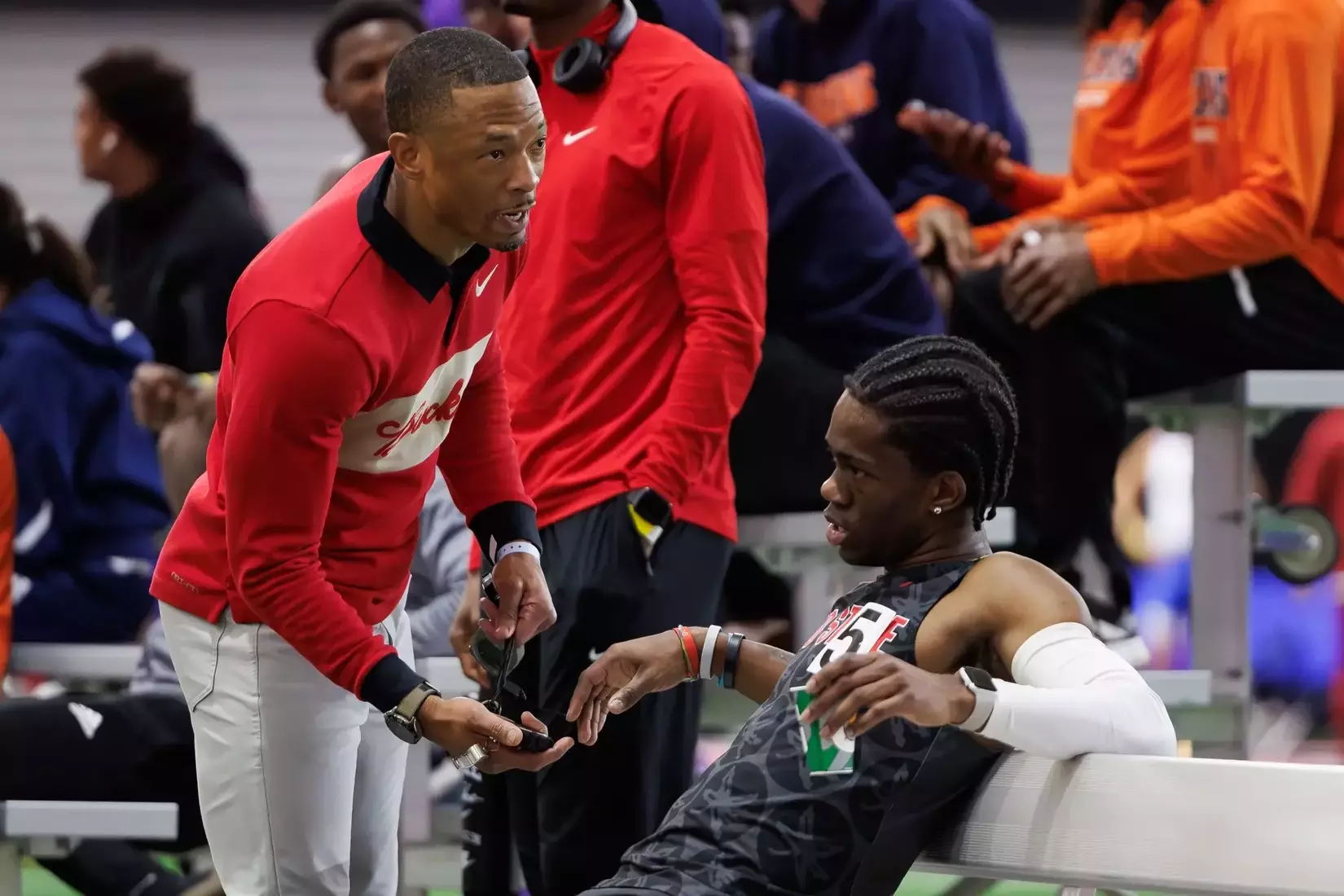 Ohio State track and field vs. Texas Tech Friday, Jan. 23, 2026, in Lubbock, Texas. (Photo/Jay LaPrete)