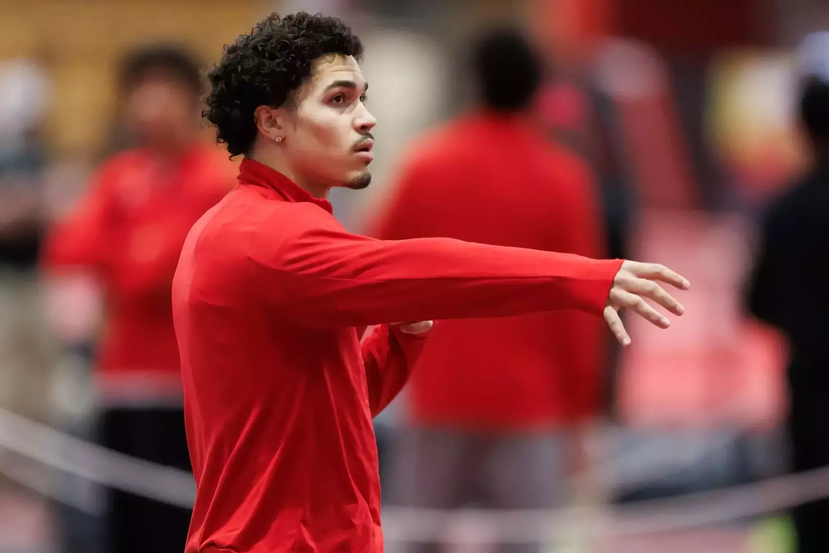 Ohio State track and field vs. Texas Tech Friday, Jan. 23, 2026, in Lubbock, Texas. (Photo/Jay LaPrete)