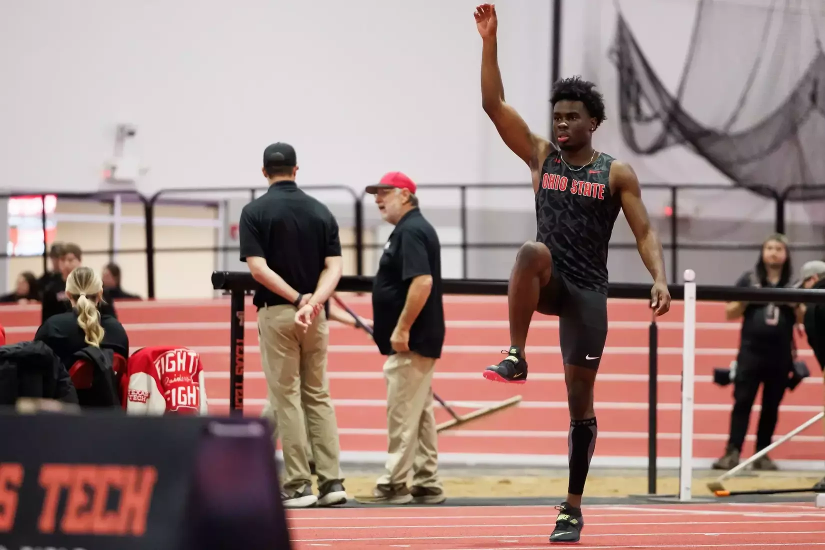 Ohio State track and field vs. Texas Tech Friday, Jan. 23, 2026, in Lubbock, Texas. (Photo/Jay LaPrete)