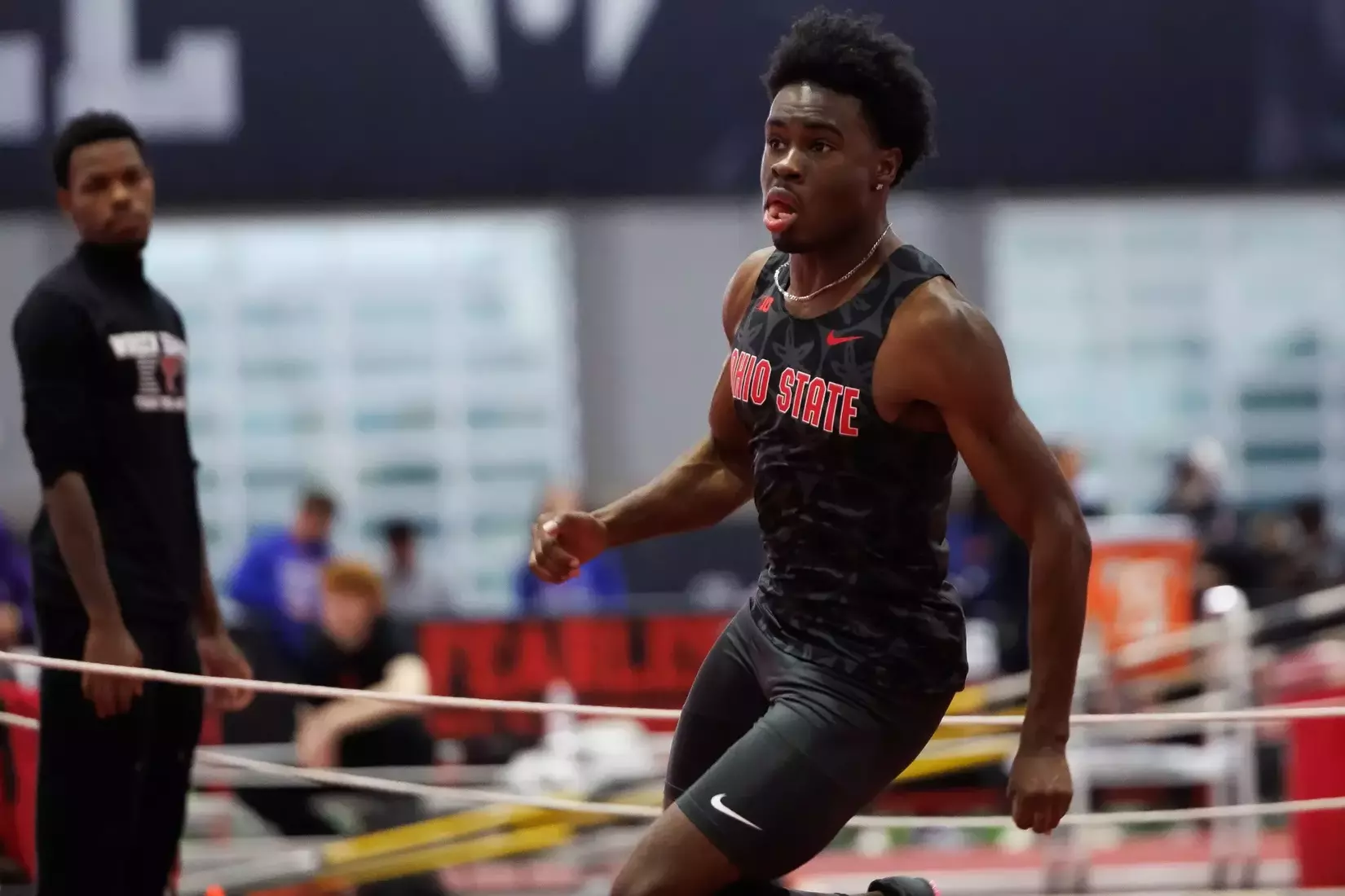 Ohio State track and field vs. Texas Tech Friday, Jan. 23, 2026, in Lubbock, Texas. (Photo/Jay LaPrete)