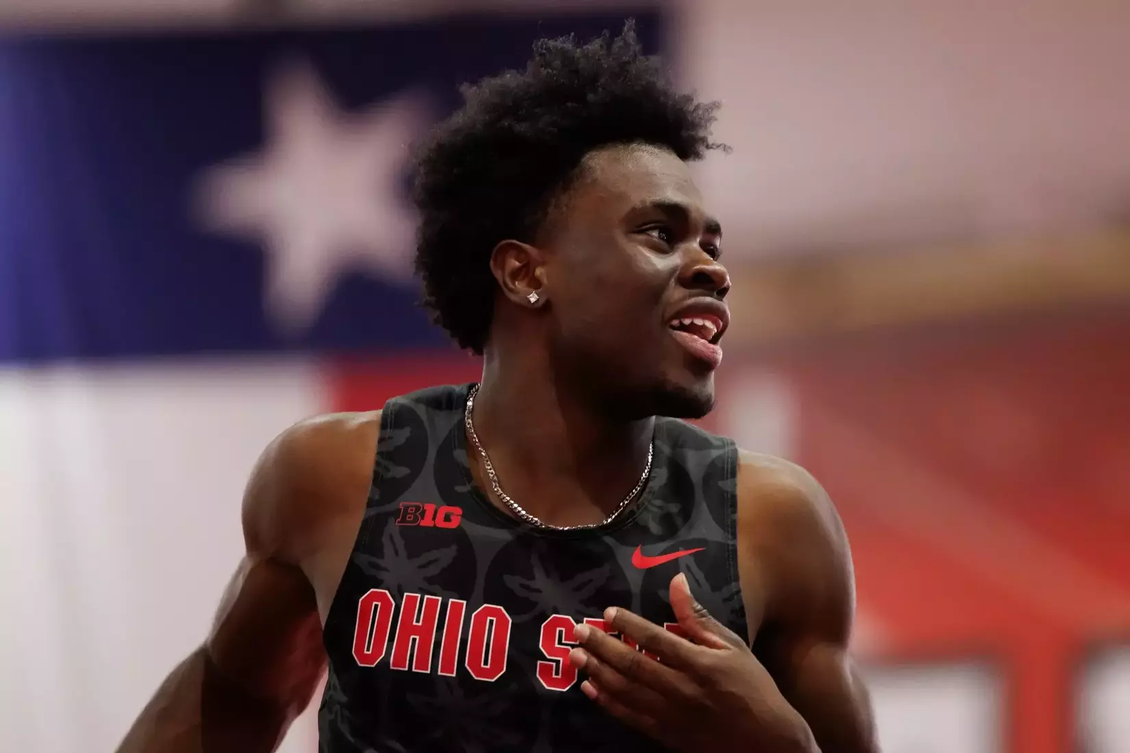 Ohio State track and field vs. Texas Tech Friday, Jan. 23, 2026, in Lubbock, Texas. (Photo/Jay LaPrete)