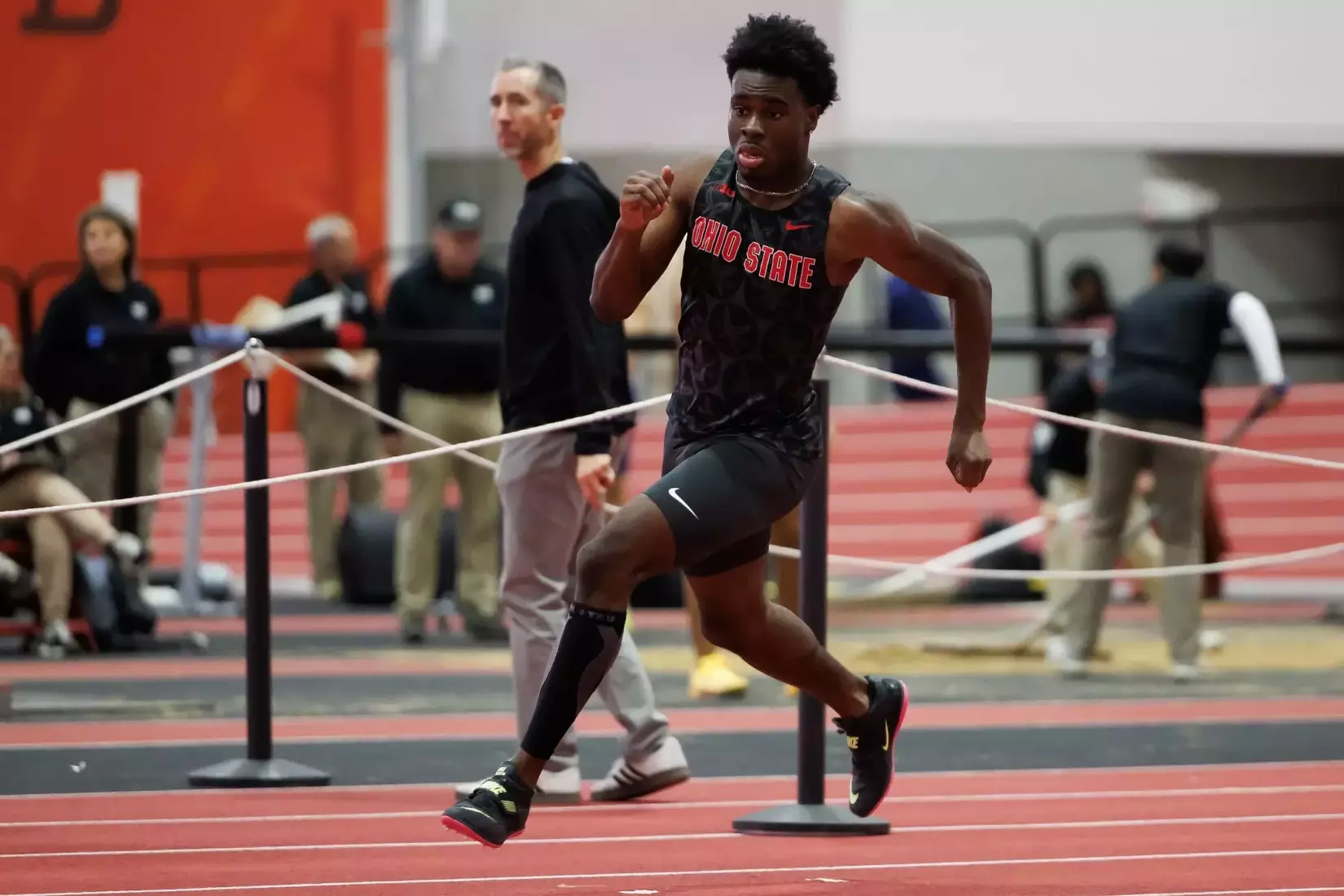 Ohio State track and field vs. Texas Tech Friday, Jan. 23, 2026, in Lubbock, Texas. (Photo/Jay LaPrete)