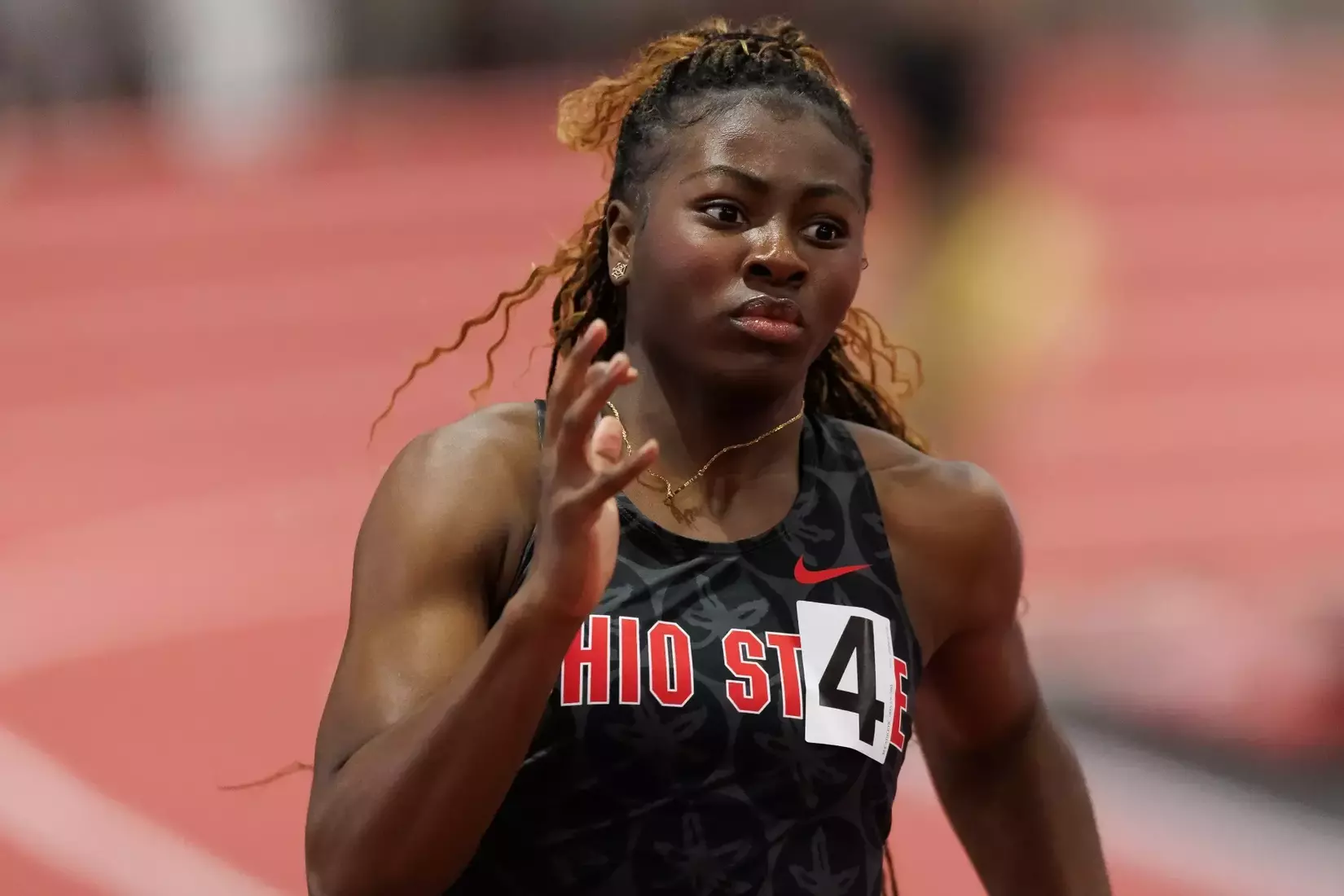 Ohio State track and field vs. Texas Tech Friday, Jan. 23, 2026, in Lubbock, Texas. (Photo/Jay LaPrete)