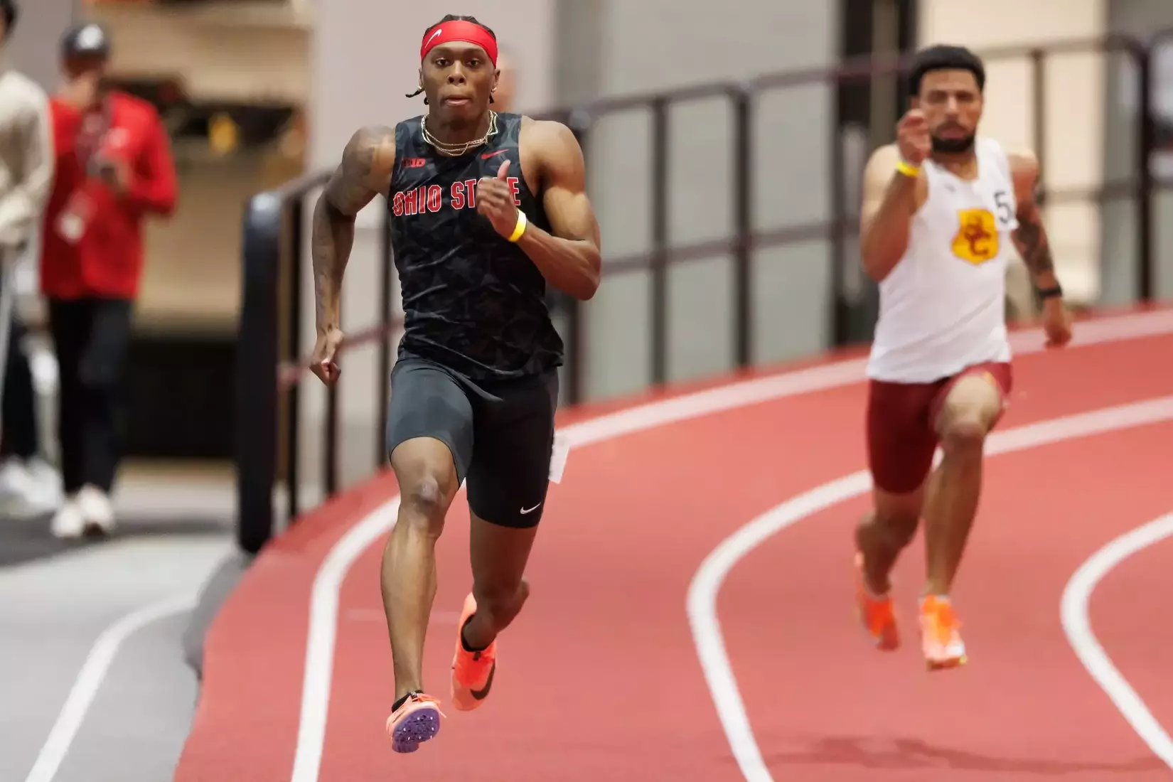 Ohio State track and field vs. Texas Tech Friday, Jan. 23, 2026, in Lubbock, Texas. (Photo/Jay LaPrete)