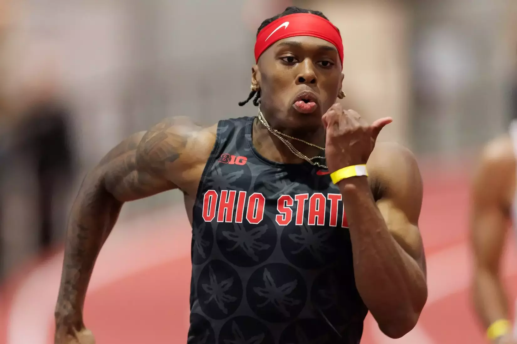 Ohio State track and field vs. Texas Tech Friday, Jan. 23, 2026, in Lubbock, Texas. (Photo/Jay LaPrete)