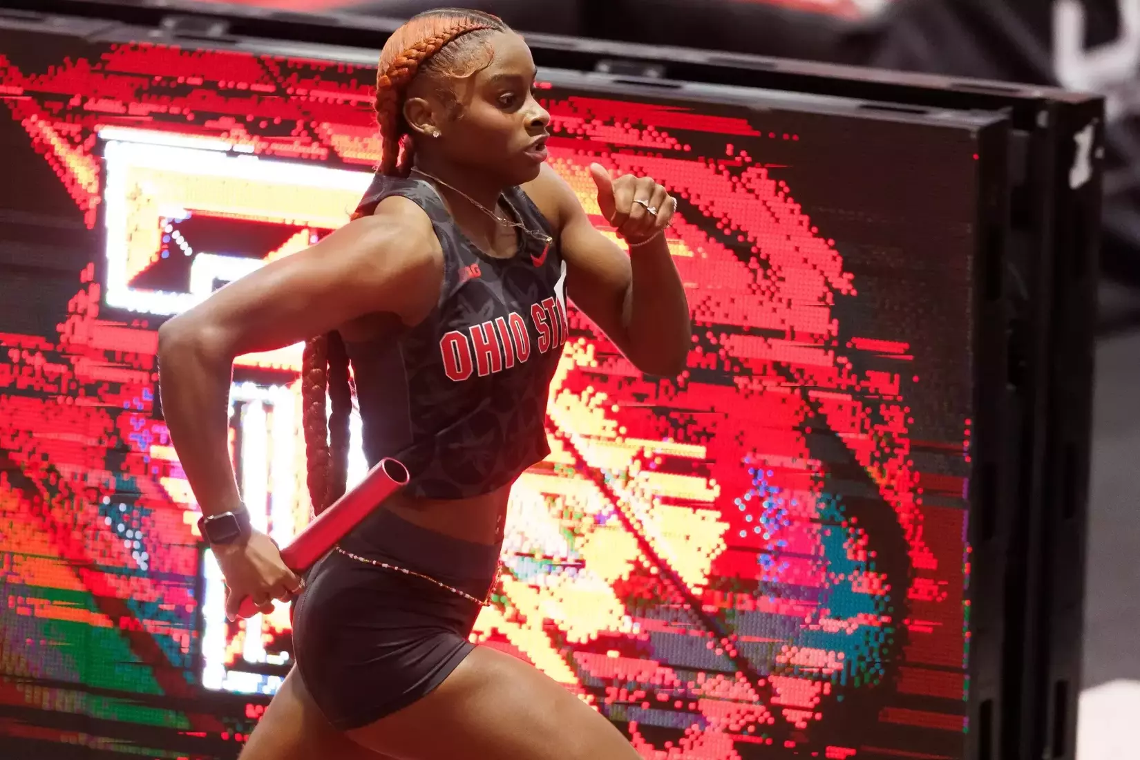 Ohio State track and field vs. Texas Tech Friday, Jan. 23, 2026, in Lubbock, Texas. (Photo/Jay LaPrete)