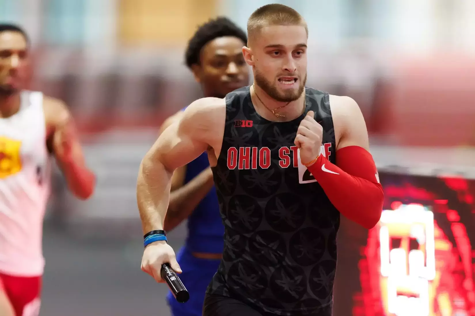 Ohio State track and field vs. Texas Tech Friday, Jan. 23, 2026, in Lubbock, Texas. (Photo/Jay LaPrete)