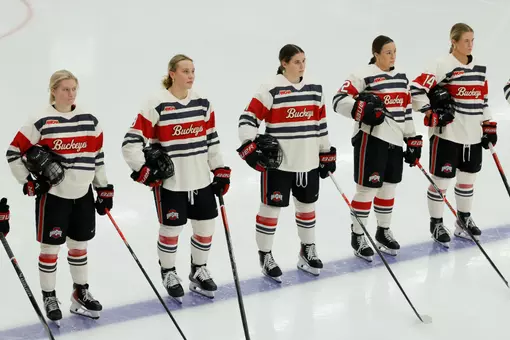 Ohio State women's hockey vs. Penn State Friday, Jan. 2, 2026, in Columbus, Ohio. (Photo/Jay LaPrete)