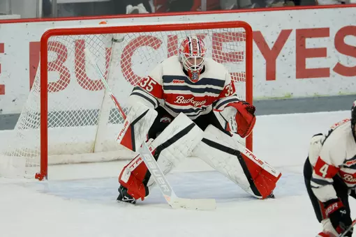 Ohio State women's hockey vs. Penn State Friday, Jan. 2, 2026, in Columbus, Ohio. (Photo/Jay LaPrete)