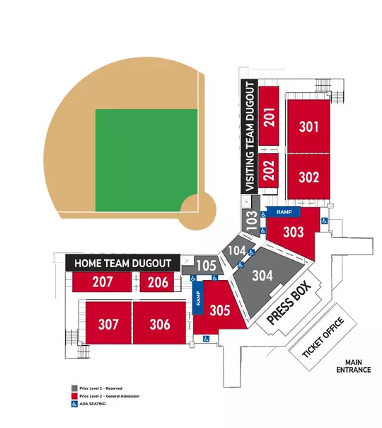 Buckeye Field Seating Chart 2026