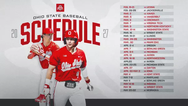2027 Baseball Schedule