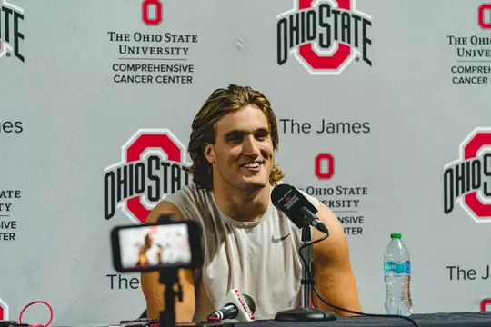 LB Christian Alliegro Post Practice Media