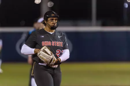 Ohio State softball vs. FAU Friday, Feb. 6, 2026, in Boca Raton, Florida. (Photo/Jay LaPrete)