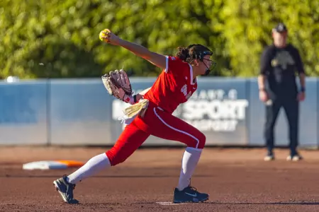 Ohio State softball vs. Army Saturday, Feb. 7, 2026, in Boca Raton, Florida. (Photo/Jay LaPrete)