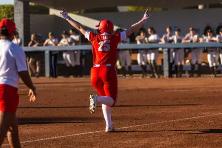 Ohio State softball vs. Army Saturday, Feb. 7, 2026, in Boca Raton, Florida. (Photo/Jay LaPrete)