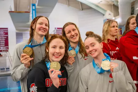 800 Free Relay Team at B1G Championships 2-18-26