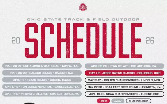 TF 2026 Outdoor Schedule