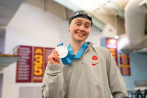 Sienna Angove at B1G Championships 2-20-26