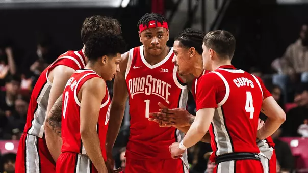 Ohio State Men's Basketball team at Maryland