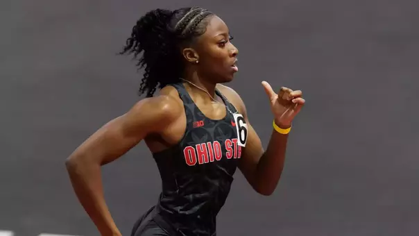 Ohio State track and field vs. Texas Tech Friday, Jan. 23, 2026, in Lubbock, Texas. (Photo/Jay LaPrete)