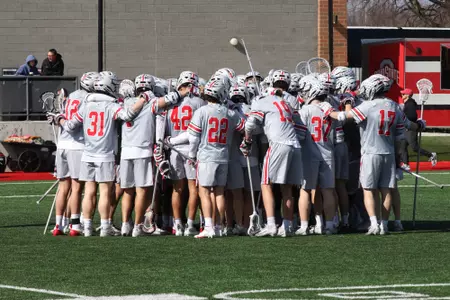 MLAX Team Huddle vs. High Point