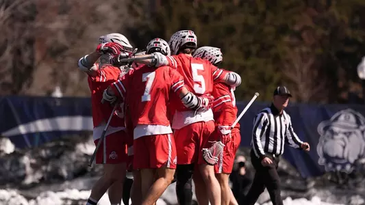 MLAX Goal Celebration at Georgetown