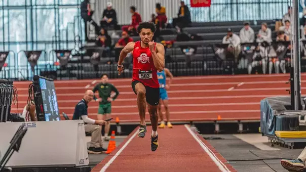 DJ Fillmore at the 2026 B1G Indoor Championships