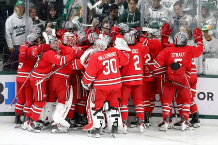 Ohio State vs Michigan State in a Big Ten tournament semifinal, Saturday, March 14, 2026, in East Lansing, Mich.