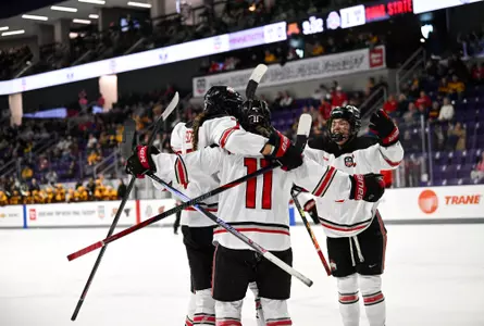 WHKY Final Faceoff Semifinal Goal Celebration
