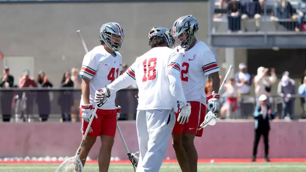 MLAX Postgame Celebration vs. Johns Hopkins
