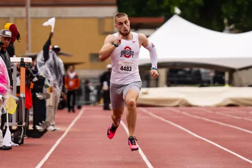 AUSTIN, TEXAS - APRIL 4: Ohio State Track and Field competes in the Clyde Littlefield Texas Relays in Austin, Texas. (Photo by Noah Goldberg)
