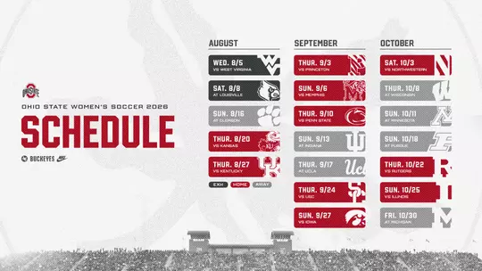 2026 Ohio State Women's Soccer Schedule